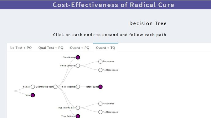 cost effectiveness tool screen shot