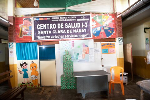 Health centre in Peru